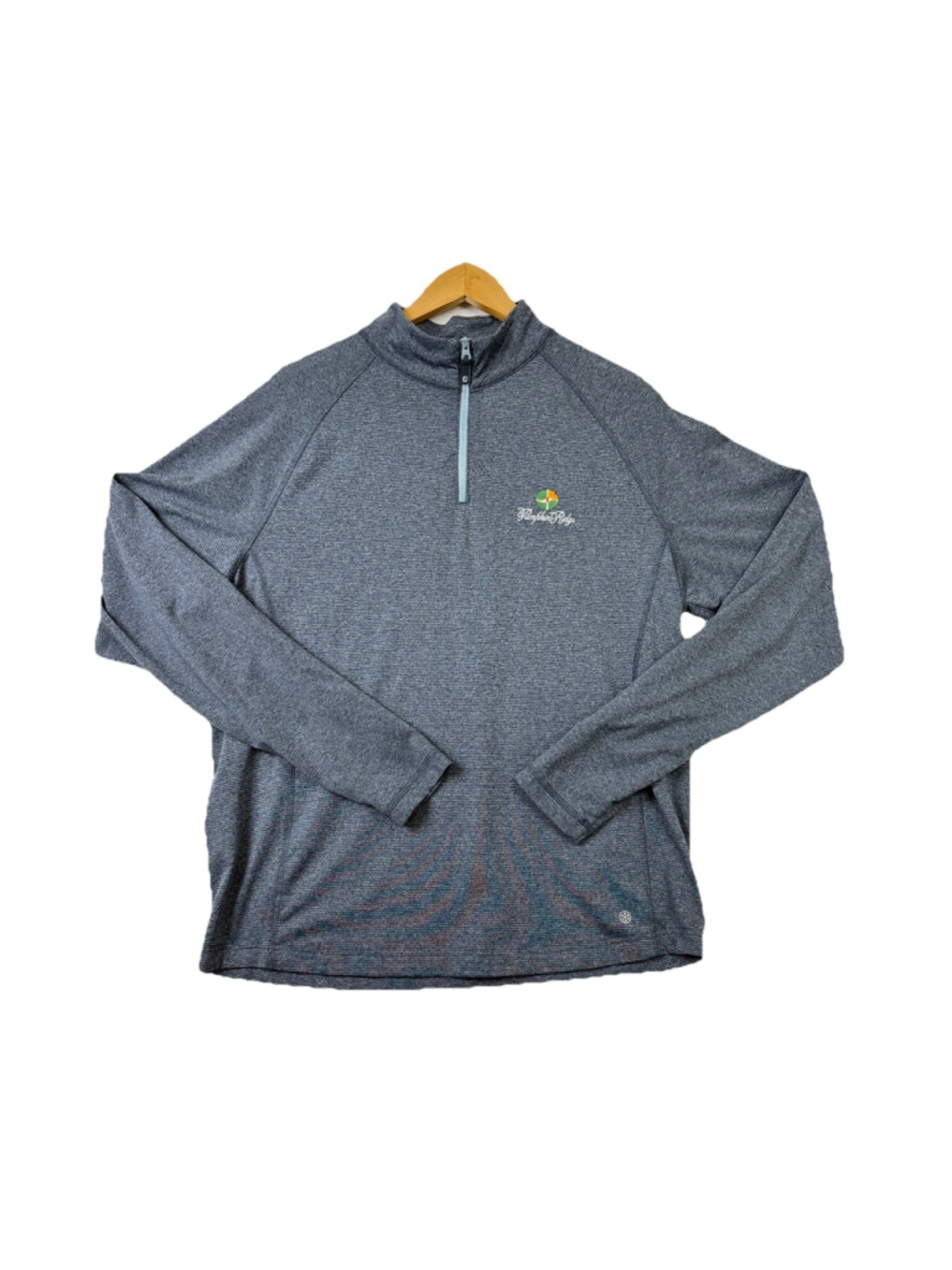 FootJoy Men’s Medium Golf Quarter-Zip Pullover Gray Stretch Performance